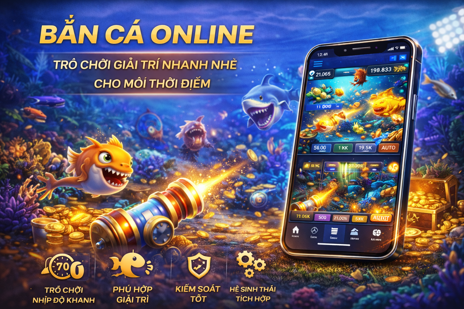 Chơi game hấp dẫn